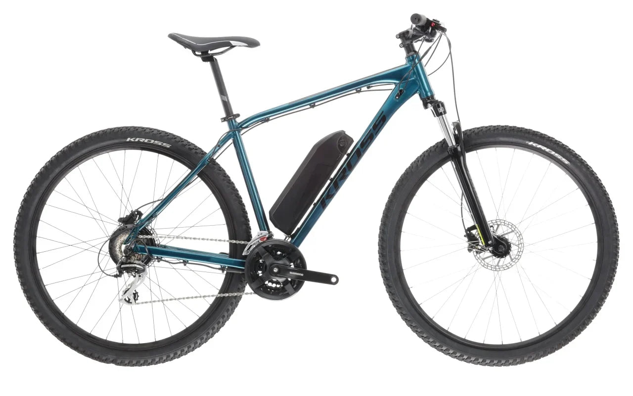 Bicicleta Kross Hexagon Boost ZZ 29 inch turquoise / white / glossy