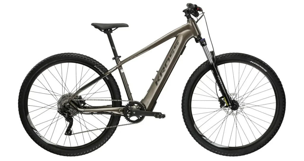Bicicleta Electrica Kross Hexagon Boost 2.0, L - Maro / Negru / Lucios - 29"