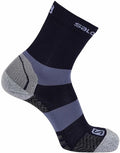 Sosete drumetie Salomon Quest Mid DX+SX faded denim/flint stone unisex