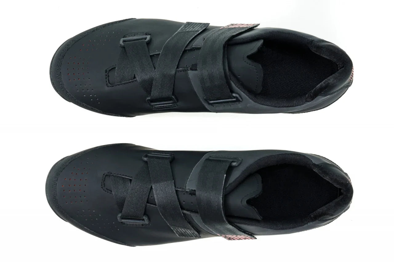 Pantofi Ciclism Cube Shoes Mtb Peak Negru/Rosu