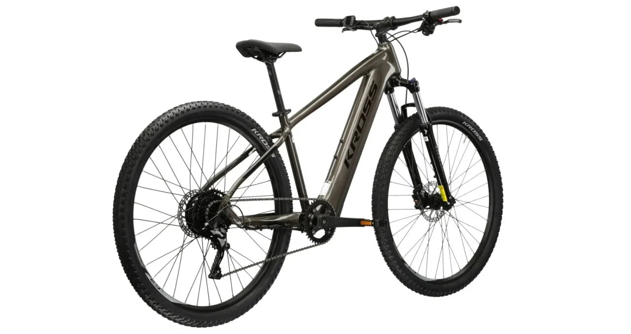Bicicleta Electrica Kross Hexagon Boost 2.0, L - Maro / Negru / Lucios - 29"
