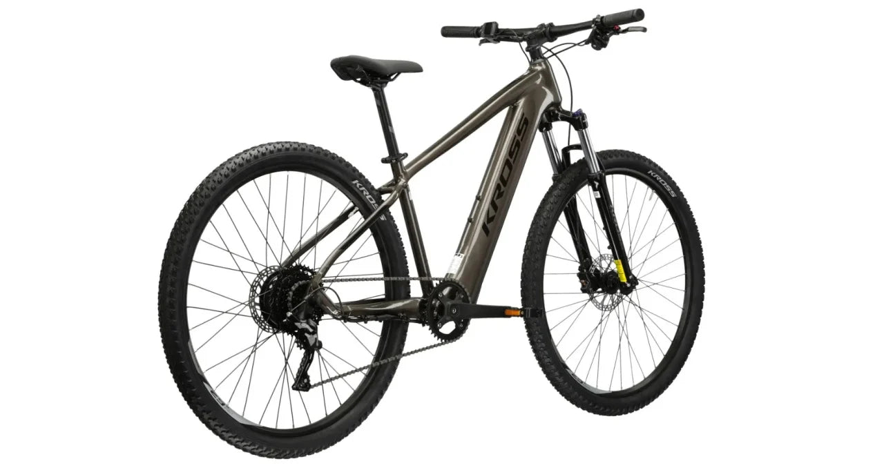 Bicicleta Electrica Kross Hexagon Boost 2.0, S - Maro / Negru / Lucios - 29