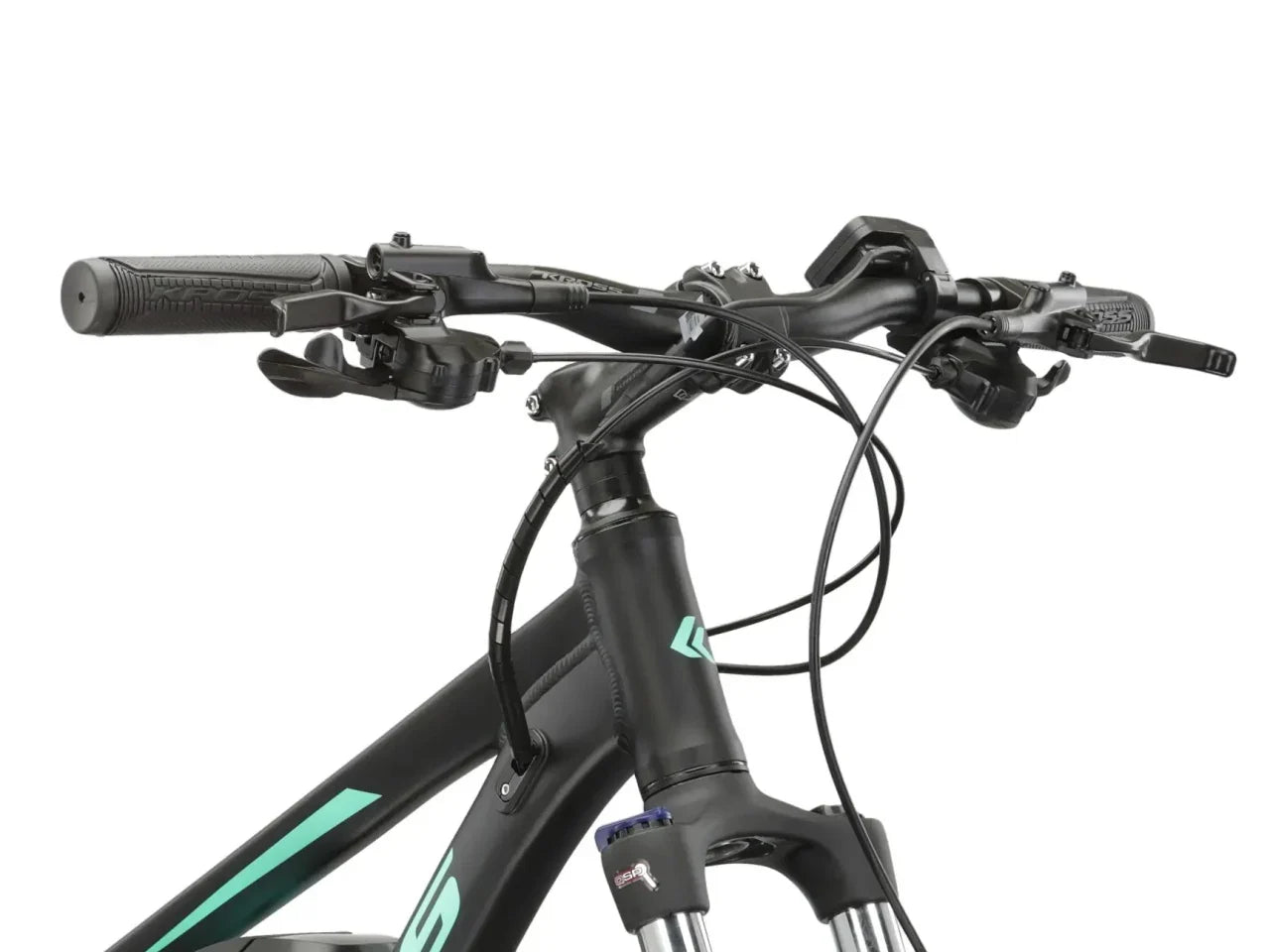 Bicicleta Kross Lea Boost 1.0 roti 29 inch, black / celadon / mat