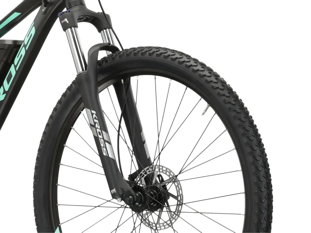 Bicicleta Kross Lea Boost 1.0 roti 29 inch, black / celadon / mat